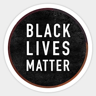 Black Lives Matter circle sticker Sticker